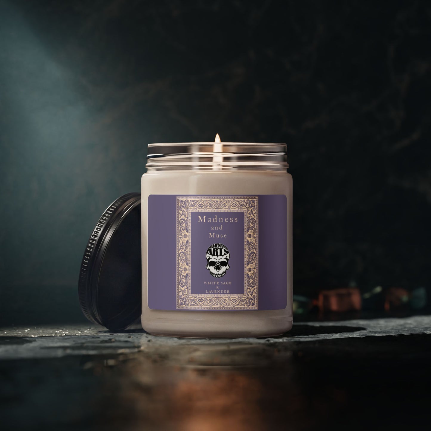 DEMENTED ARTS X RIZZWICK - MADNESS AND MUSE SOY CANDLE