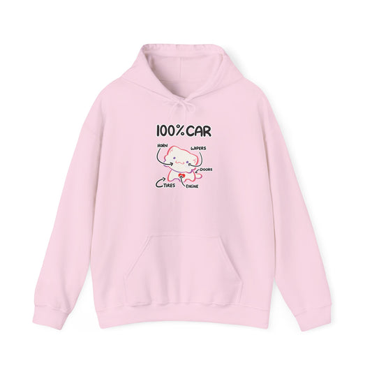 Sudadera con capucha 100% coche