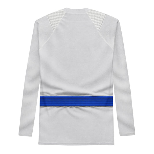 Rash guard azul para cinturón