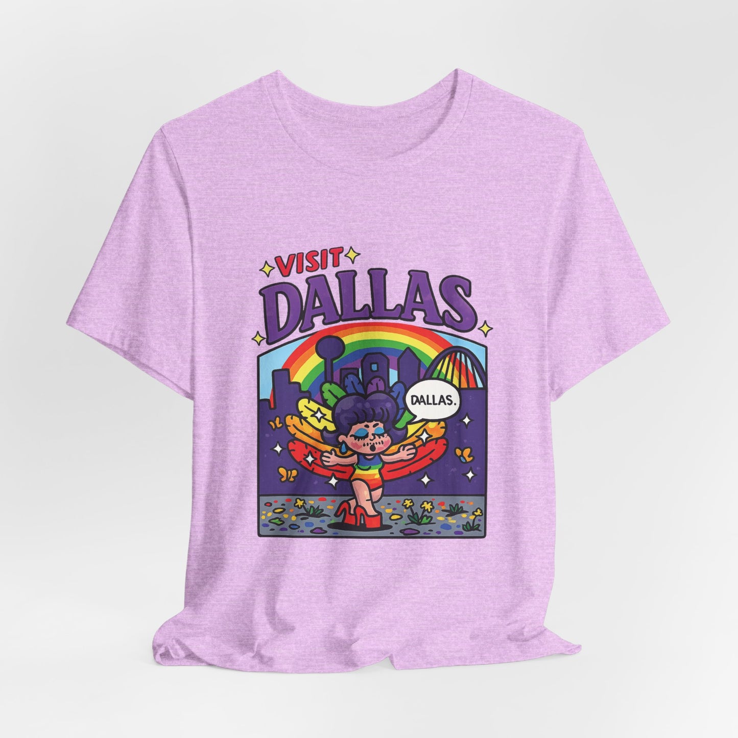 Visita Dallas Retro — Camiseta