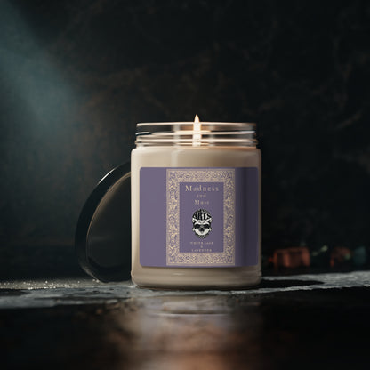 RIZZWICK X DEMENTED ARTS - MADNESS AND MUSE 9OZ SOY CANDLE