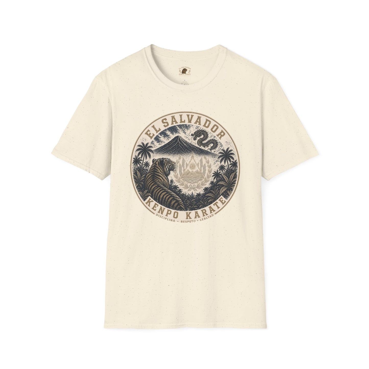 El Salvador Kenpo Karate T-Shirt — Vintage Martial Arts Emblem