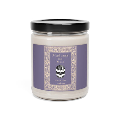 RIZZWICK X DEMENTED ARTS - MADNESS AND MUSE 9OZ SOY CANDLE