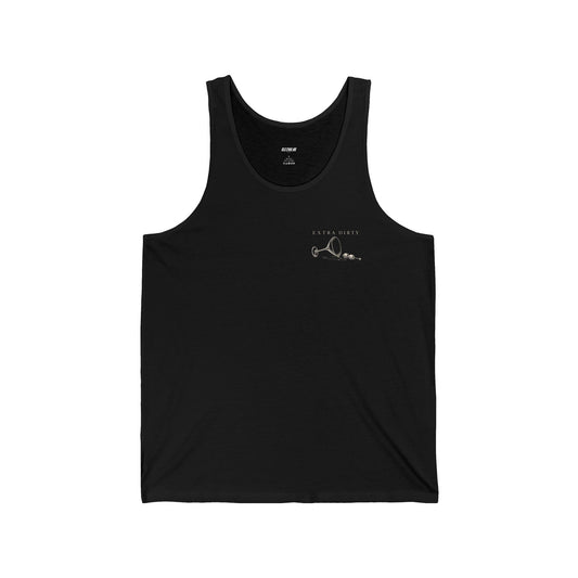 Extra Dirty Tank Top — 'Martini'' Chest Print