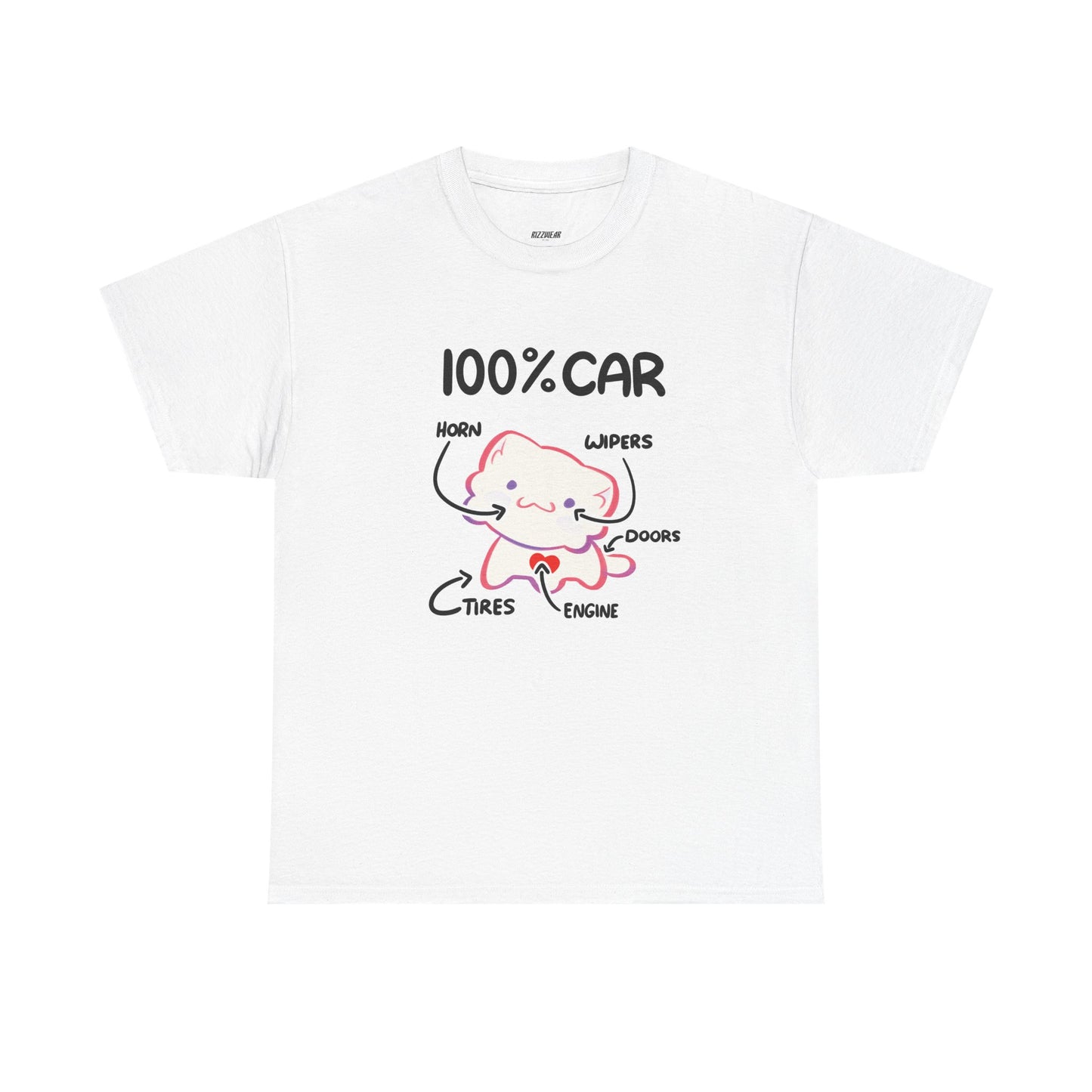 Camiseta 100% COCHE
