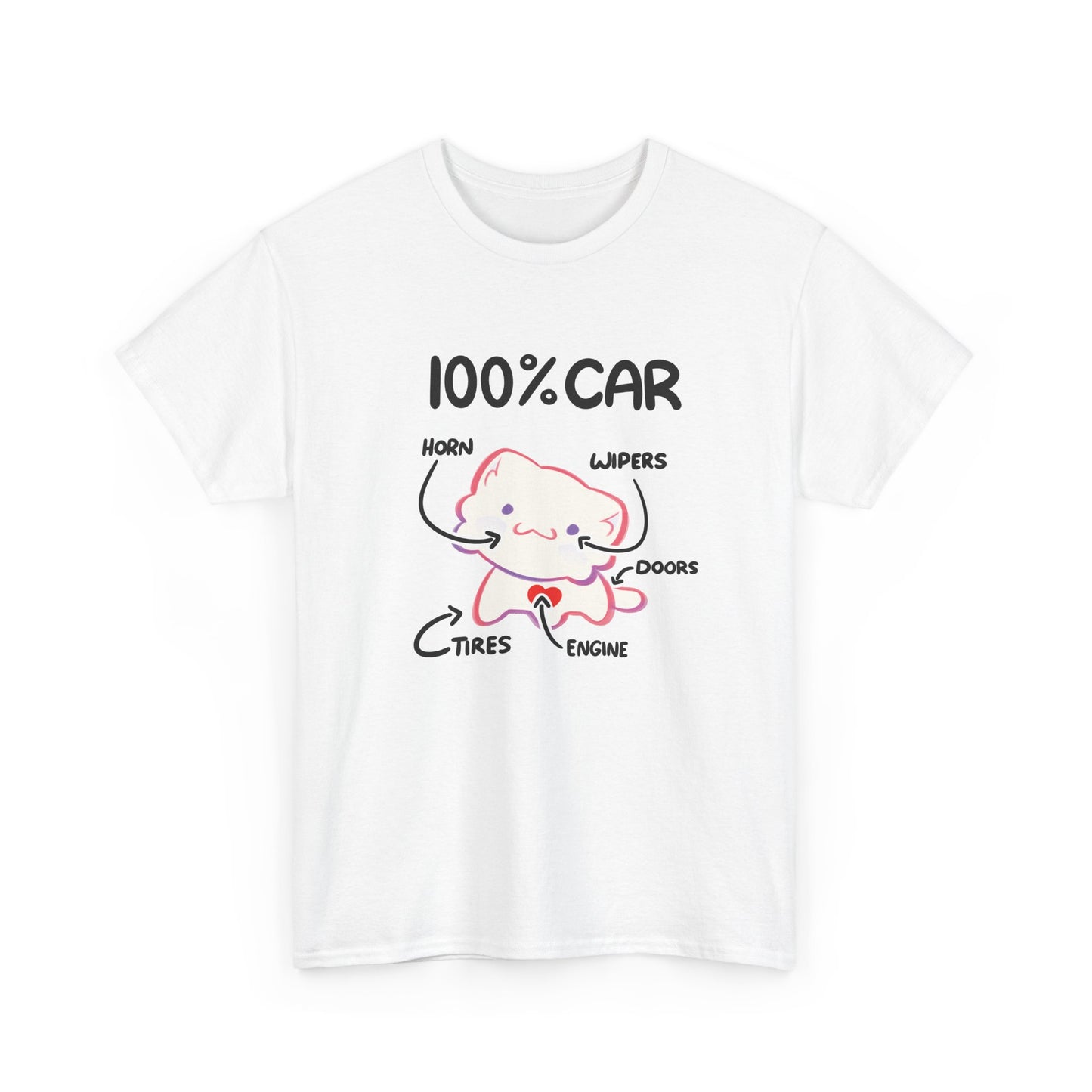 100% CAR T-shirt