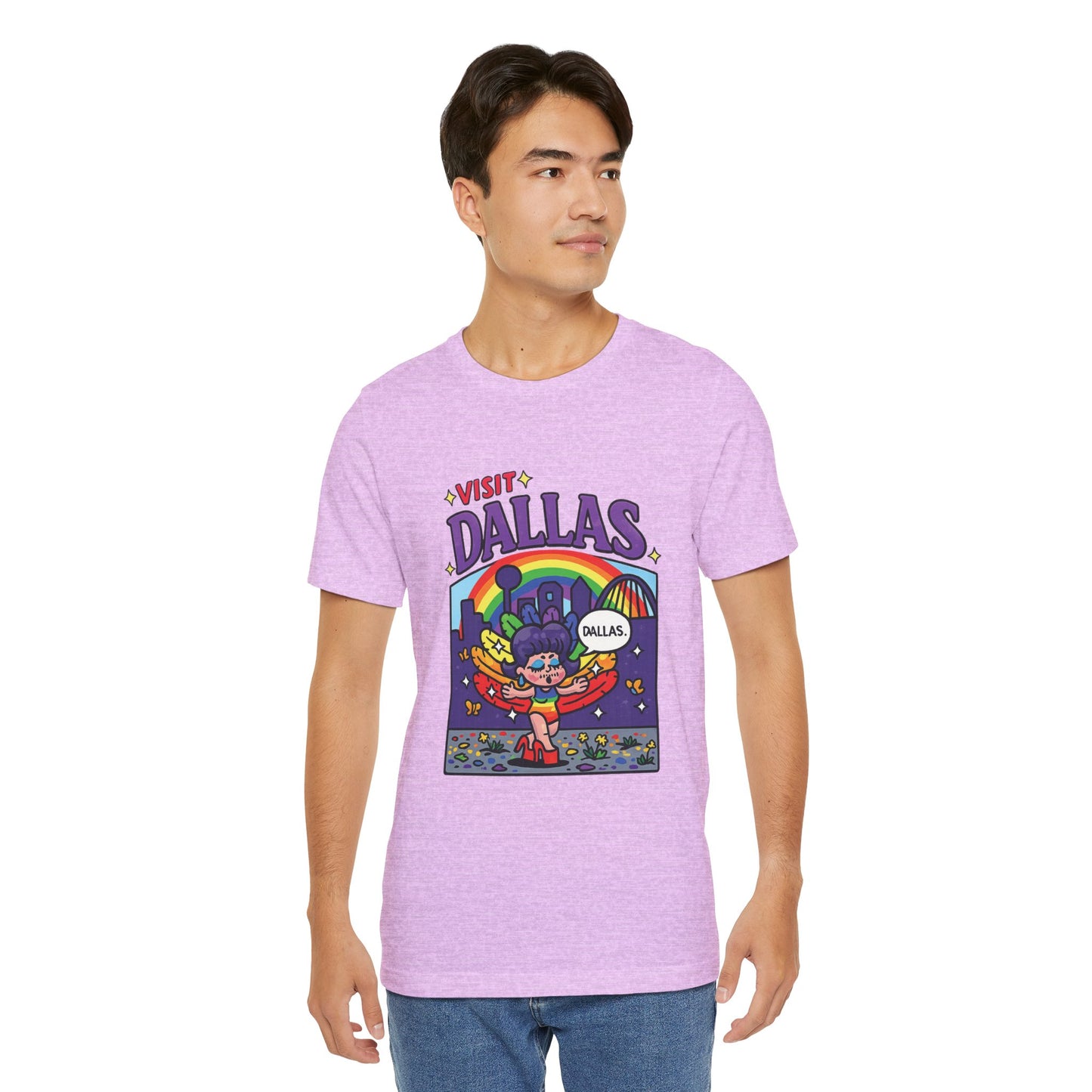 Visita Dallas Retro — Camiseta