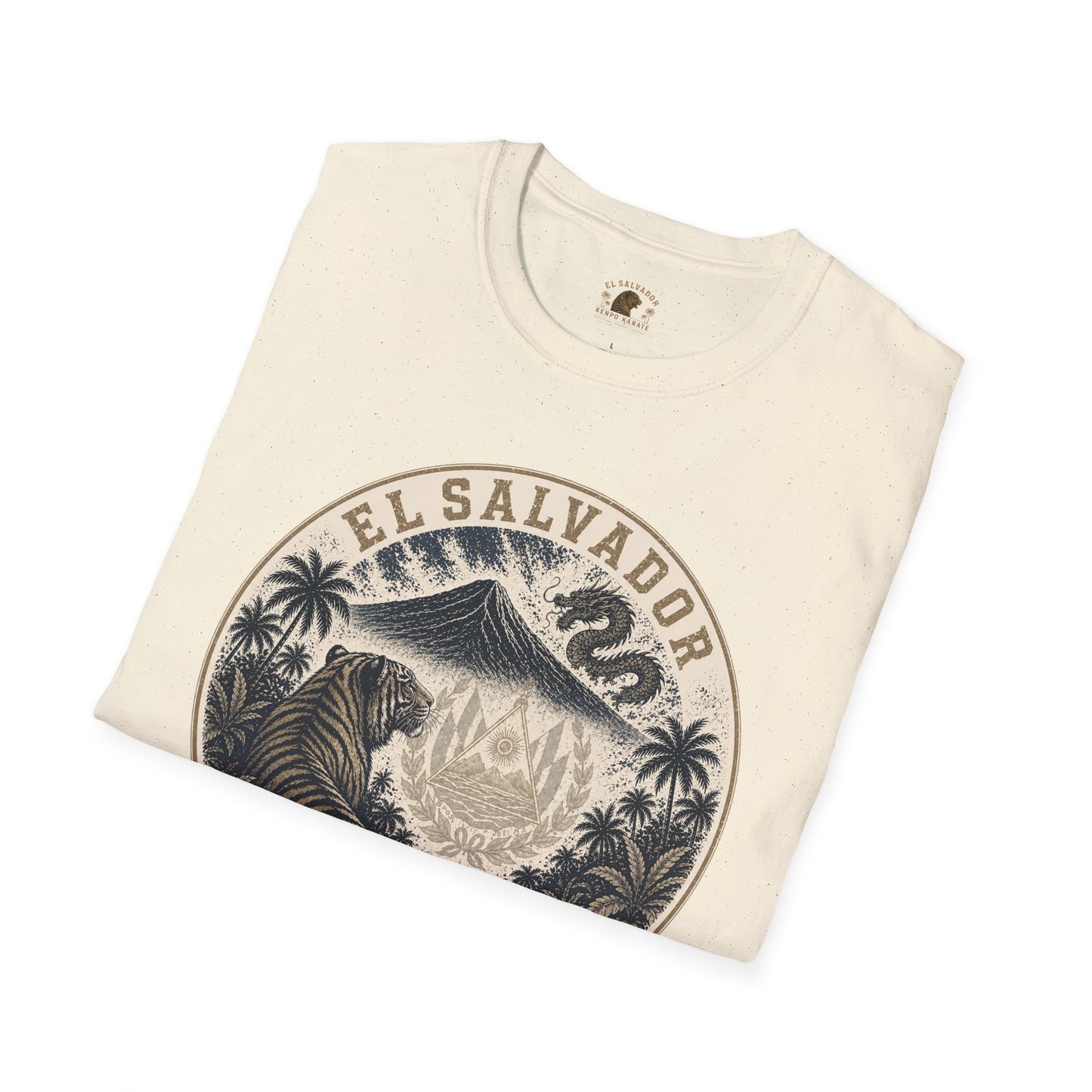 El Salvador Kenpo Karate T-Shirt — Vintage Martial Arts Emblem