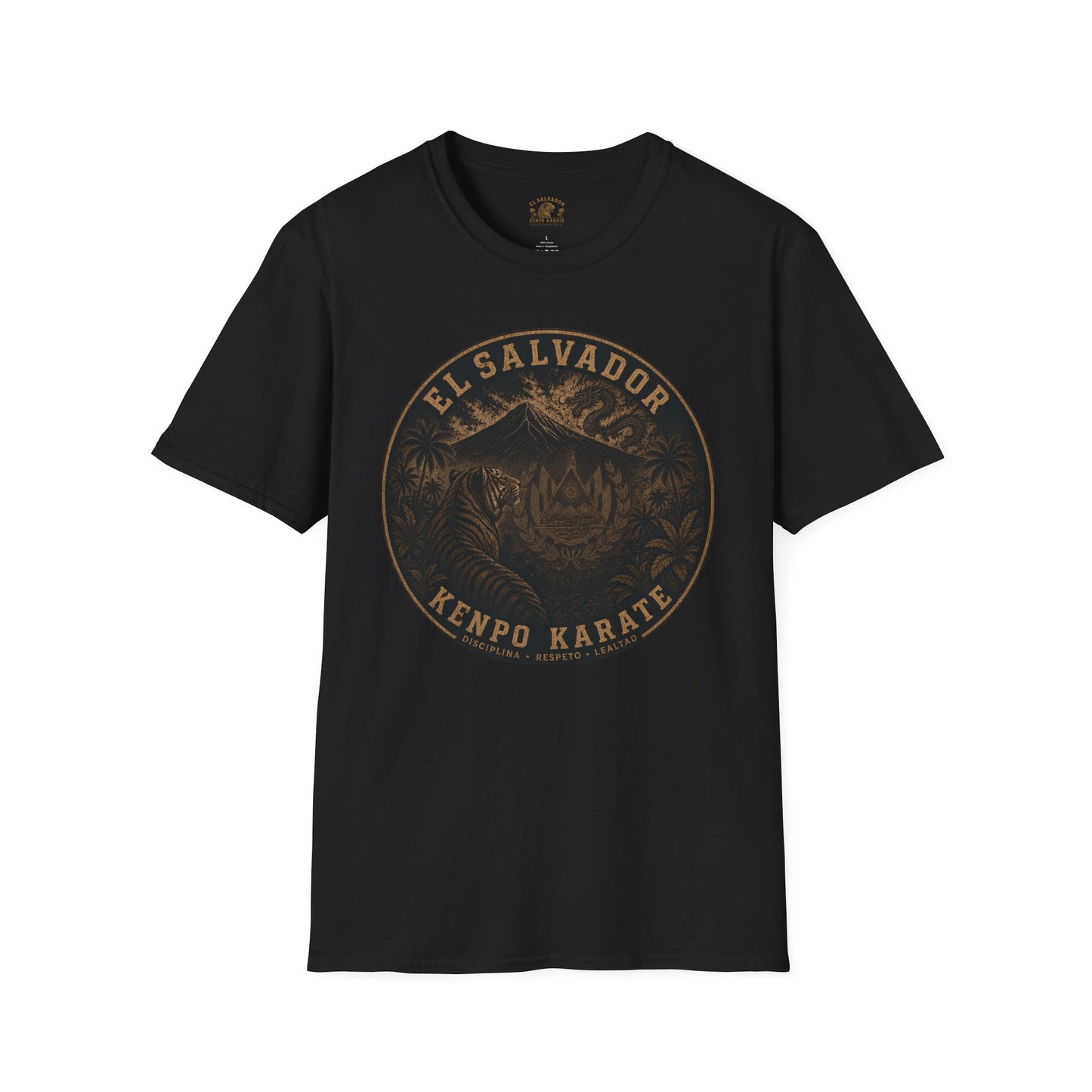 El Salvador Kenpo Karate T-Shirt — Vintage Martial Arts Emblem