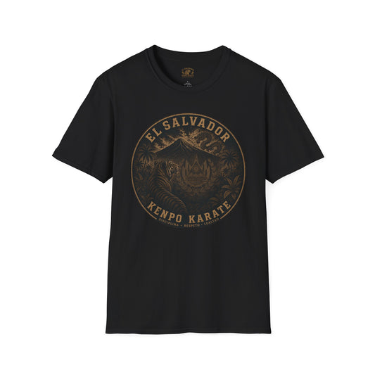 El Salvador Kenpo Karate T-Shirt — Vintage Martial Arts Emblem