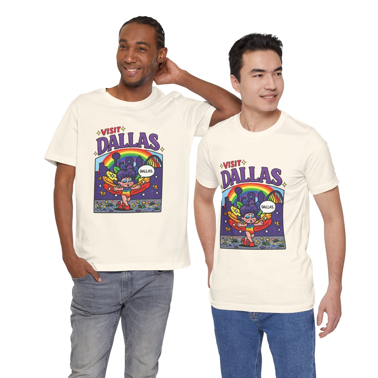 Visita Dallas Retro — Camiseta