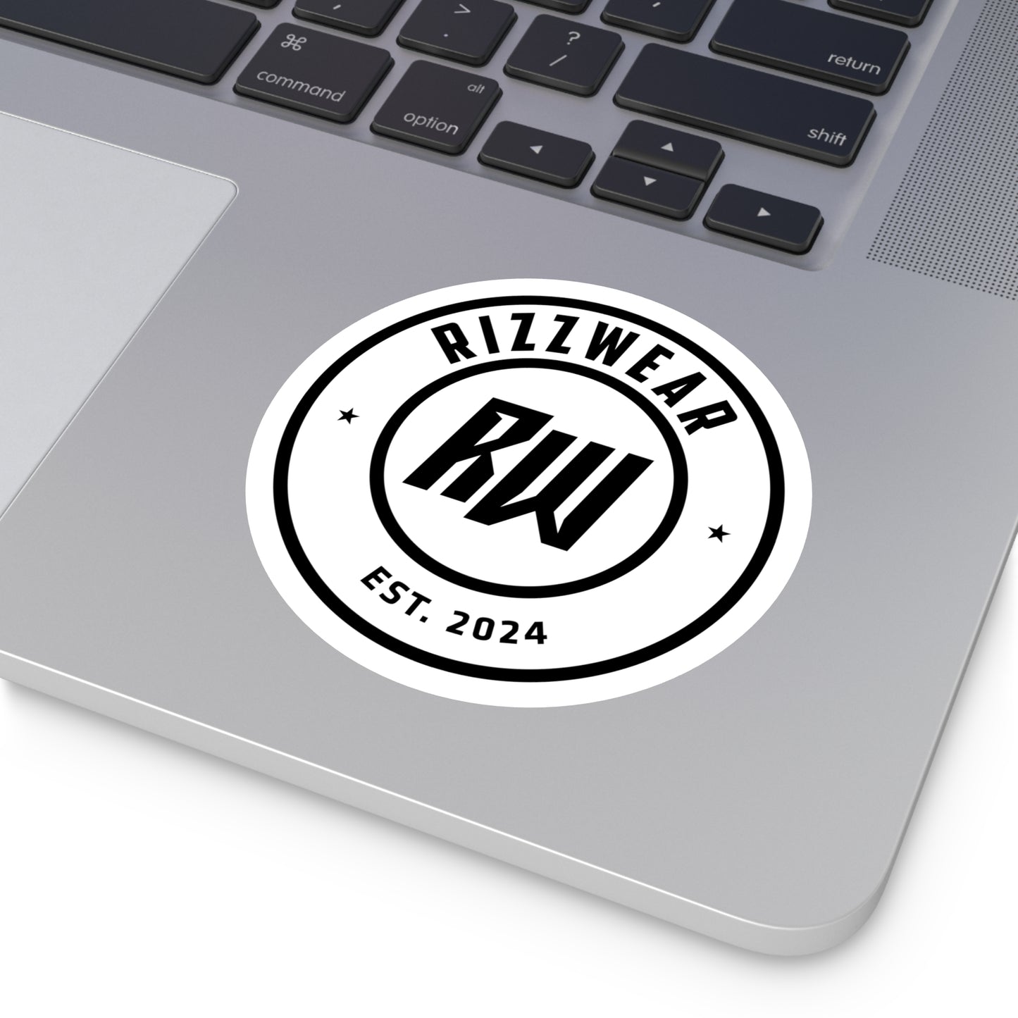 RizzWear Round Logo Vinyl Stickers
