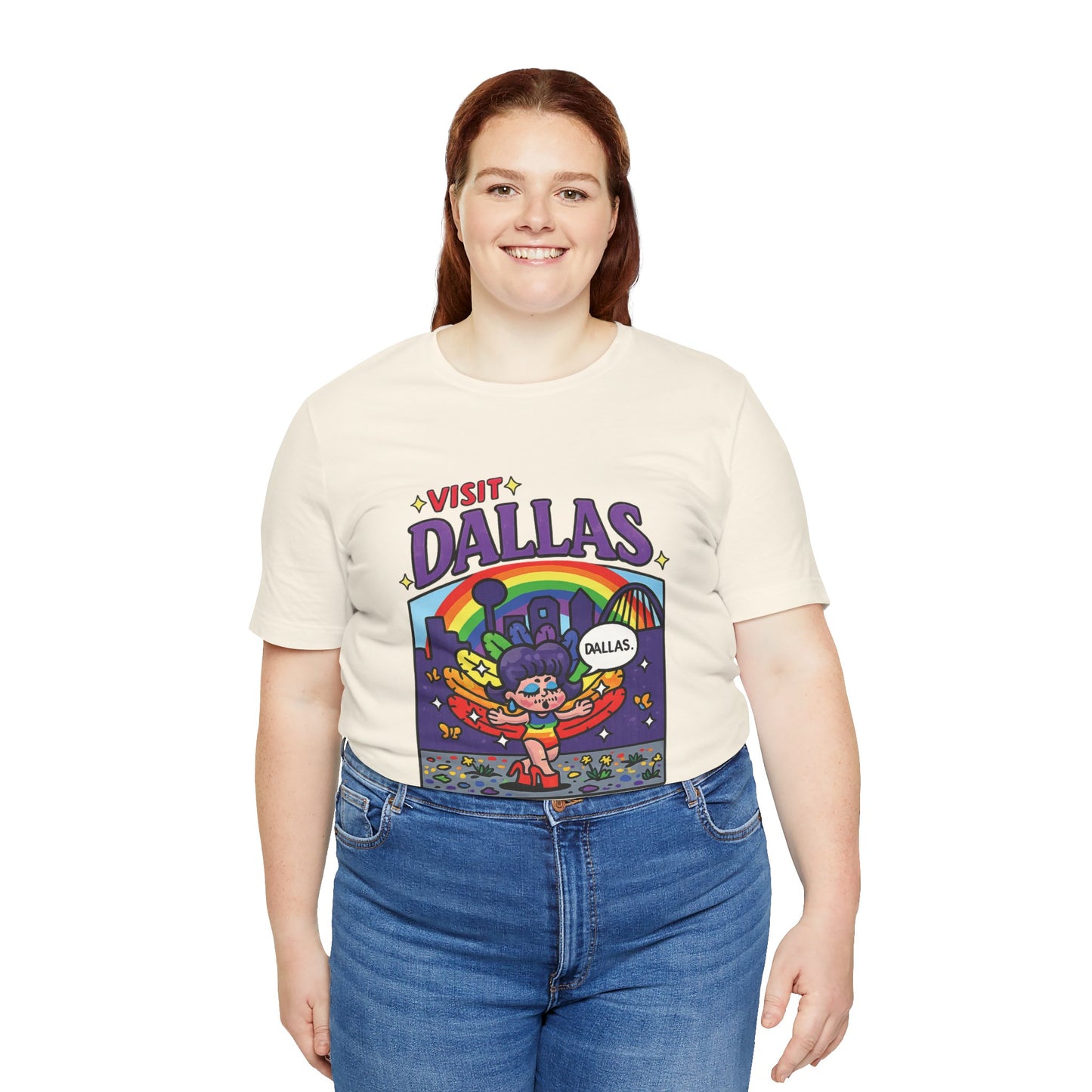 Visita Dallas Retro — Camiseta