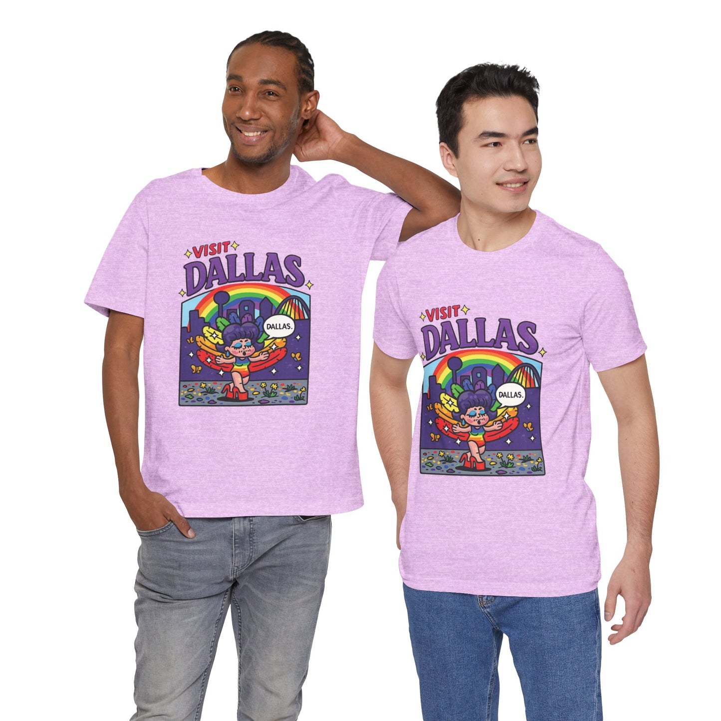 Visita Dallas Retro — Camiseta