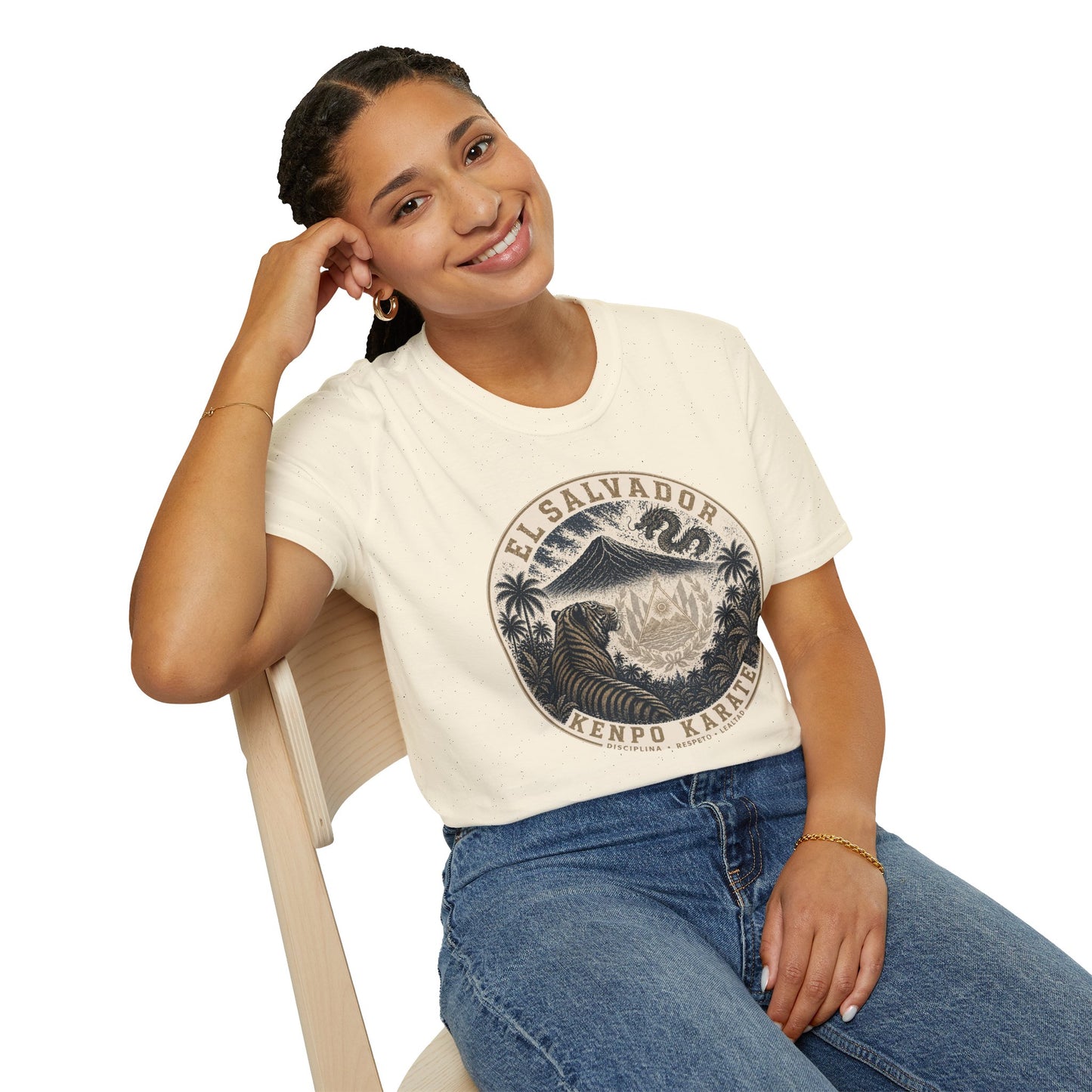 El Salvador Kenpo Karate T-Shirt — Vintage Martial Arts Emblem