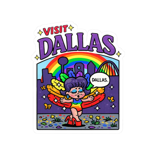 Visit Dallas Gay — Kiss-Cut Sticker