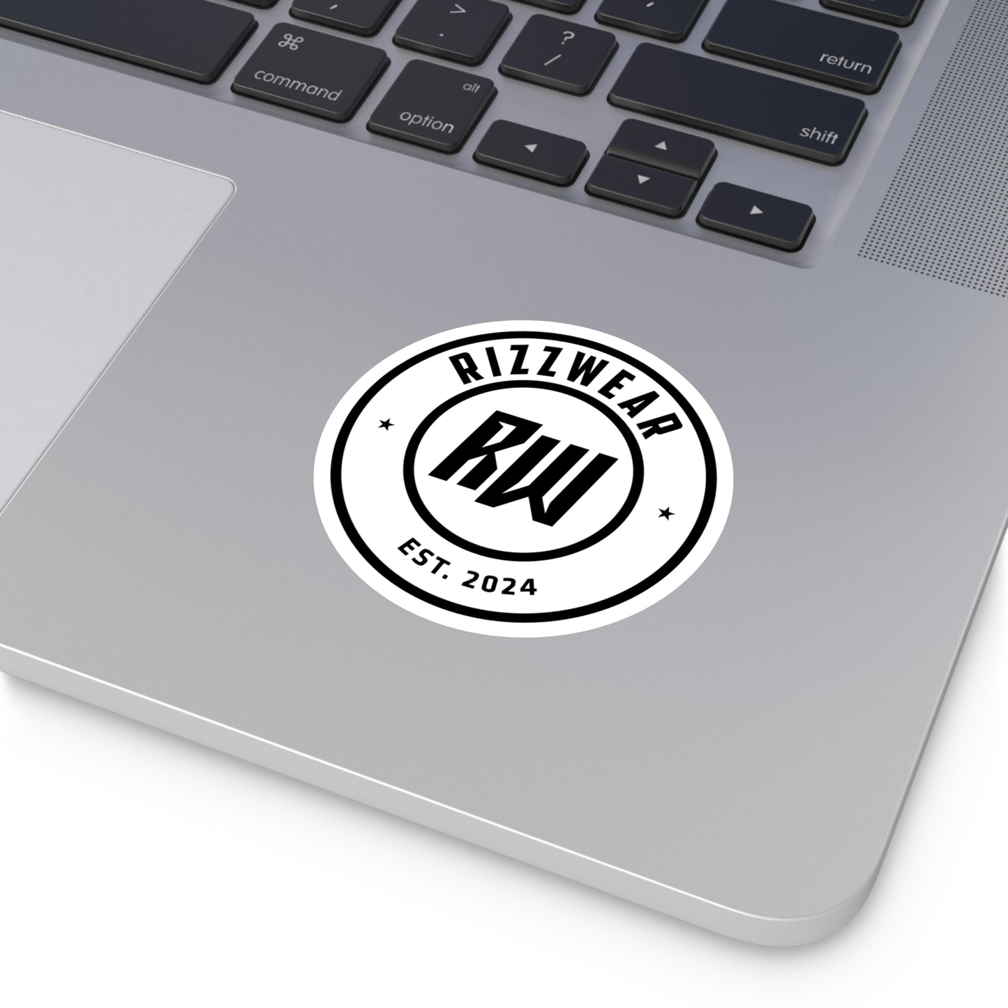 RizzWear Round Logo Vinyl Stickers