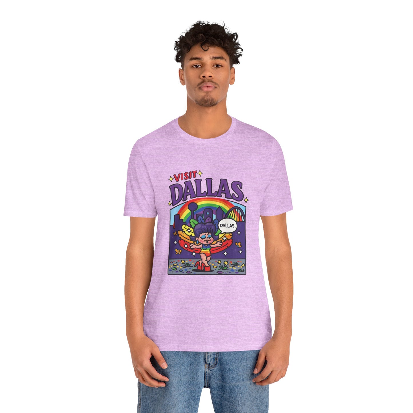 Visita Dallas Retro — Camiseta