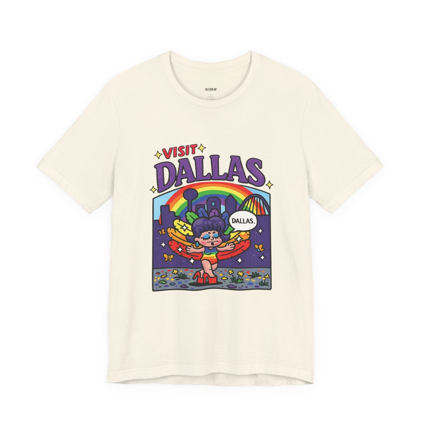 Visita Dallas Retro — Camiseta
