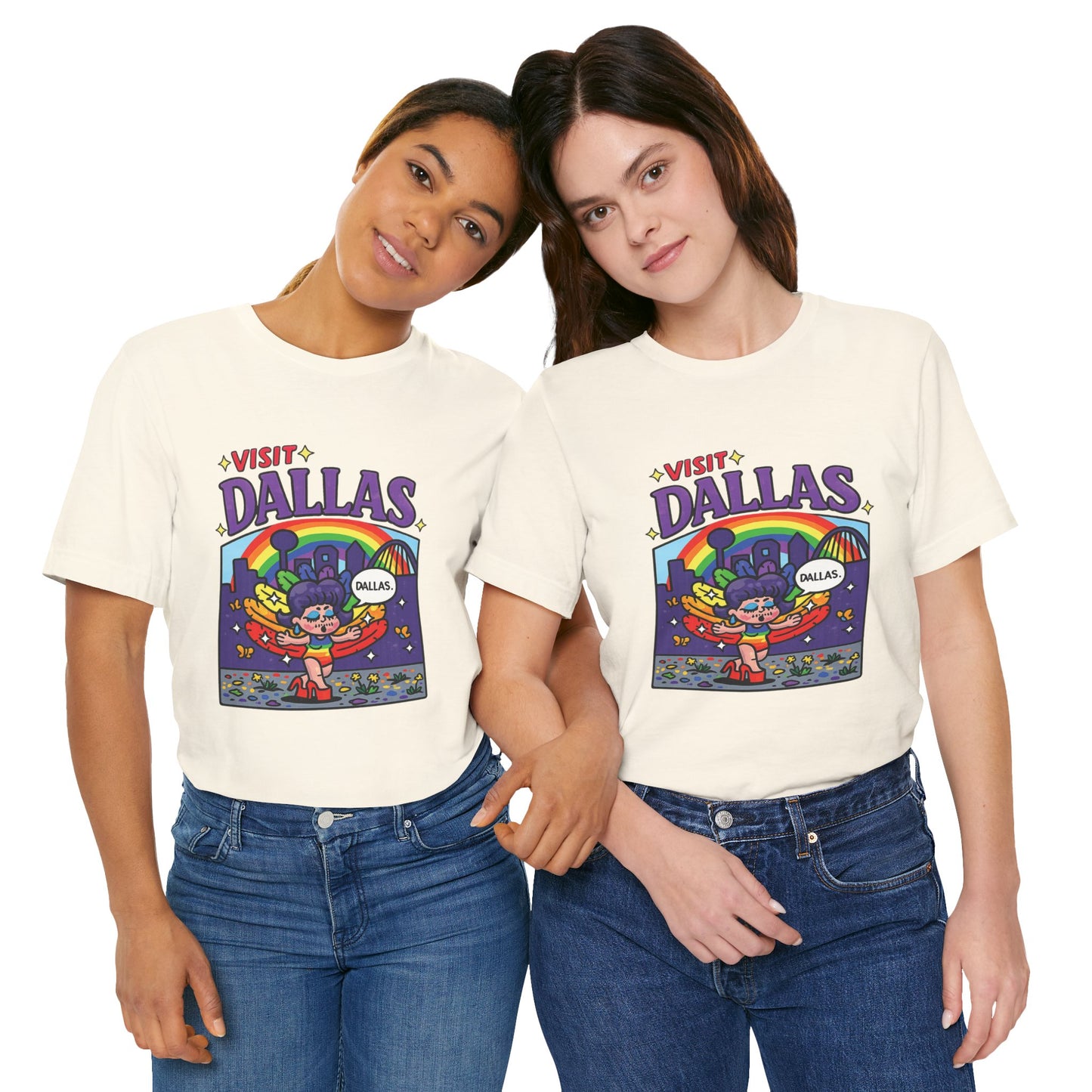 Visita Dallas Retro — Camiseta