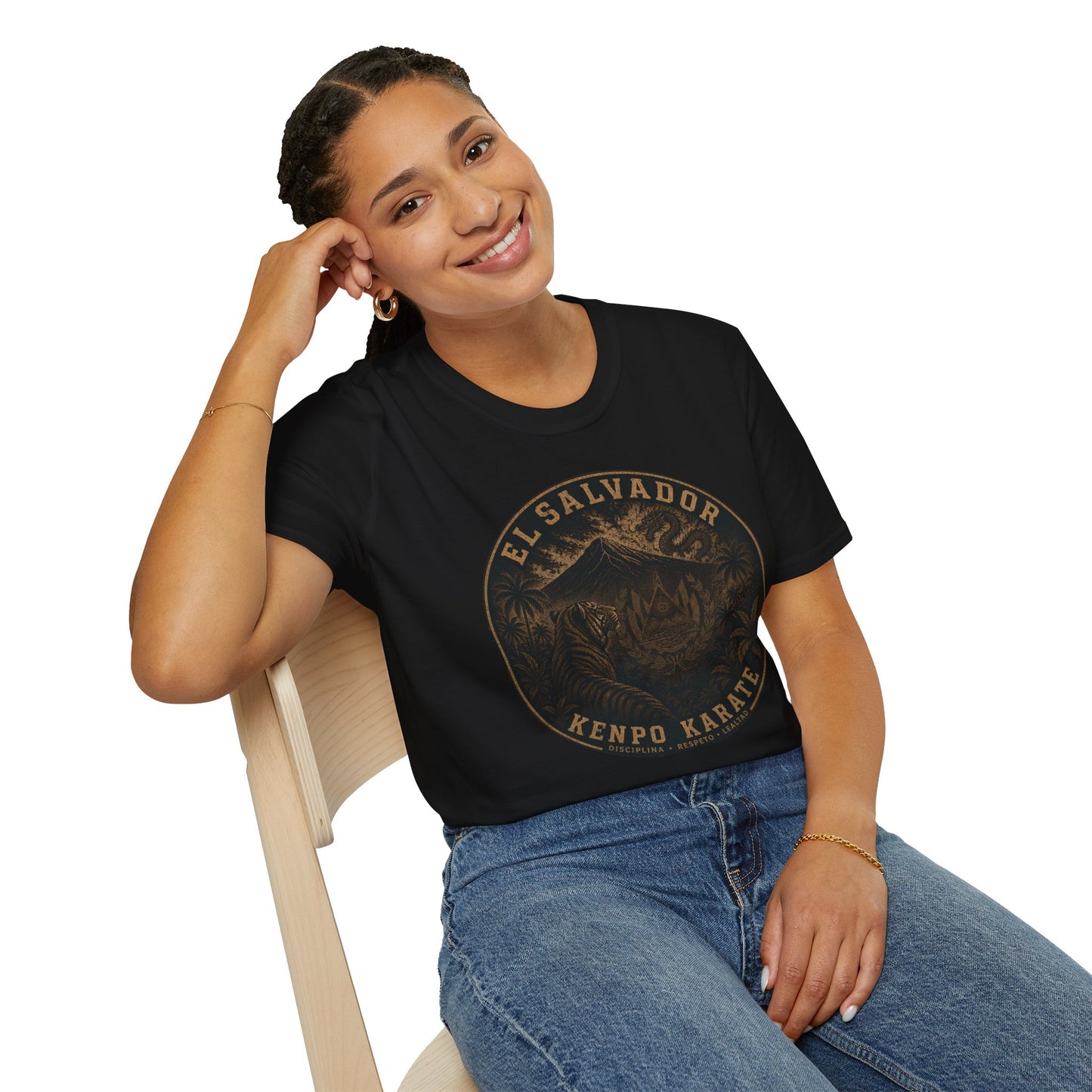El Salvador Kenpo Karate T-Shirt — Vintage Martial Arts Emblem