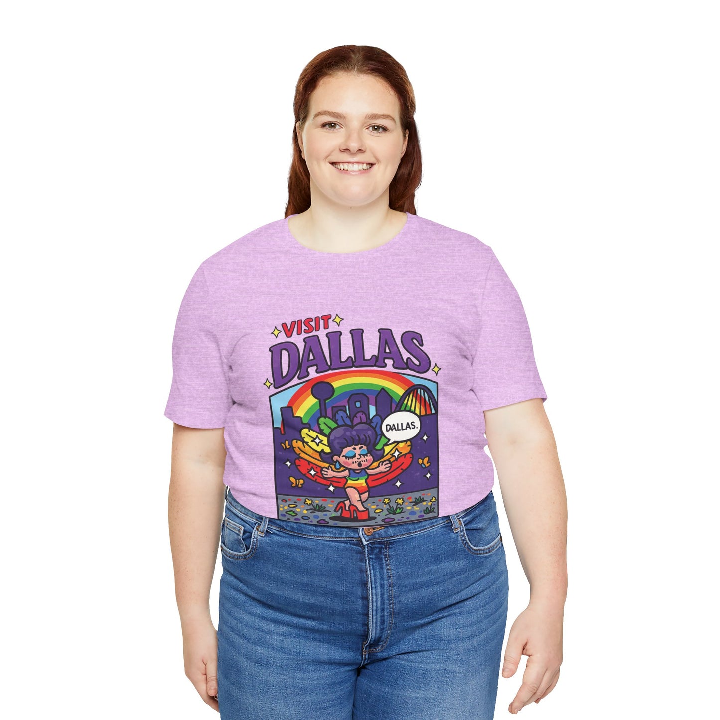 Visita Dallas Retro — Camiseta