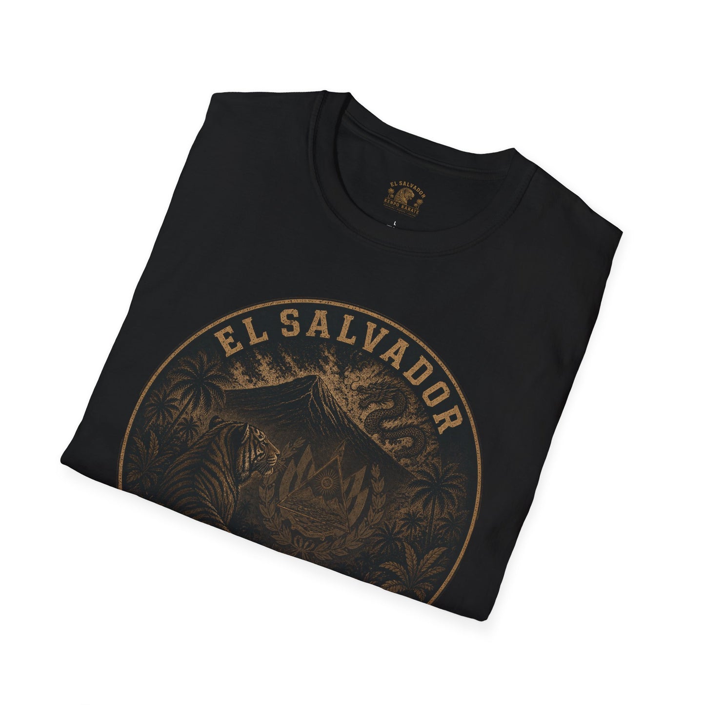 El Salvador Kenpo Karate T-Shirt — Vintage Martial Arts Emblem