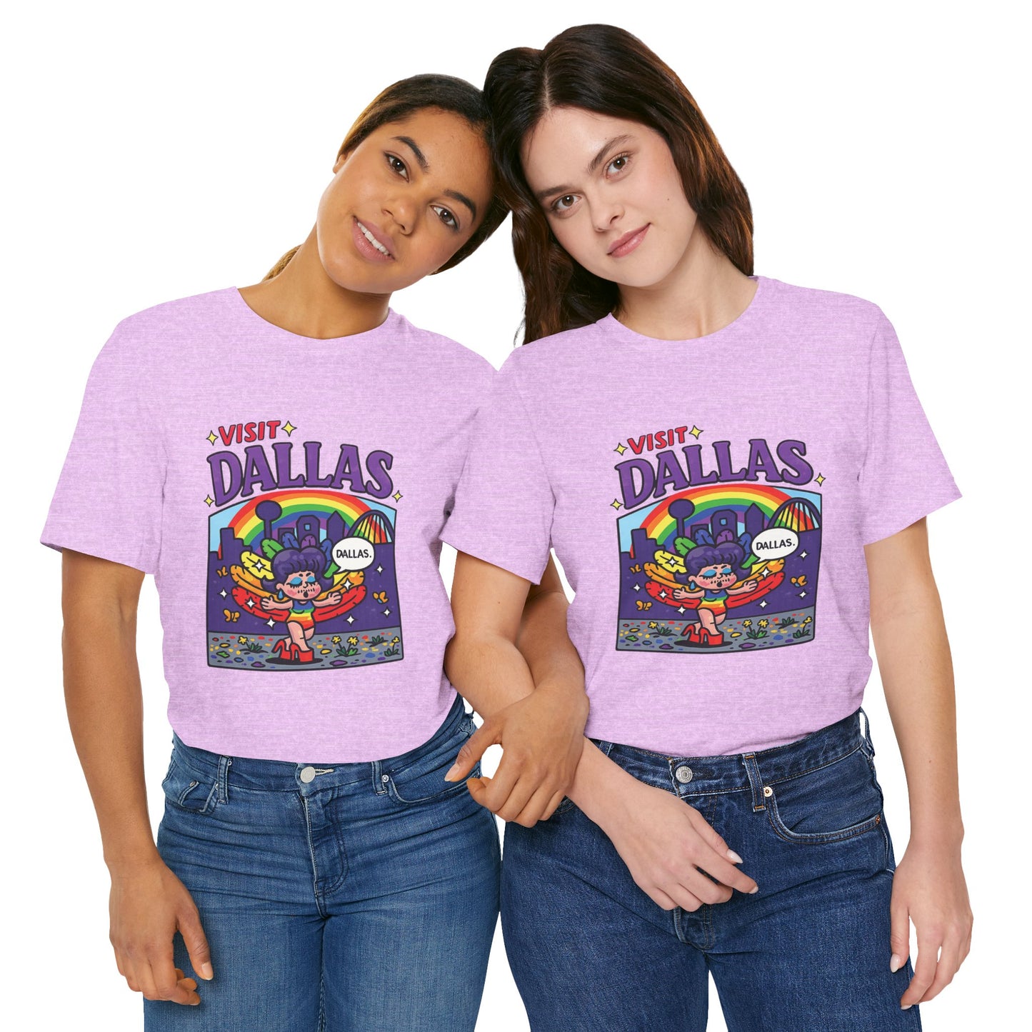Visita Dallas Retro — Camiseta