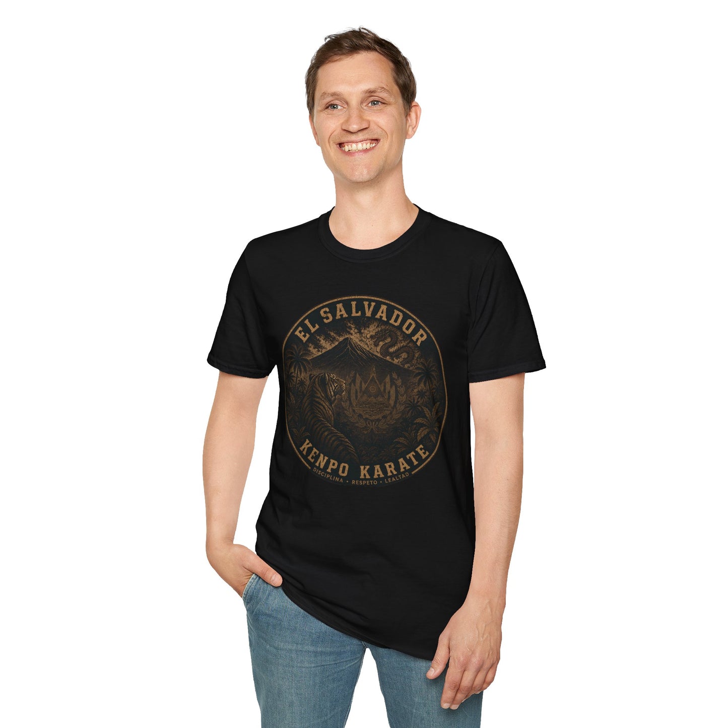 El Salvador Kenpo Karate T-Shirt — Vintage Martial Arts Emblem