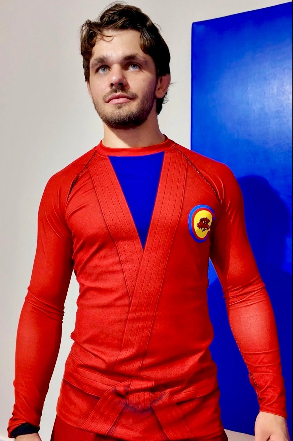 Rash guard Combat Sambo Kurtka rojo