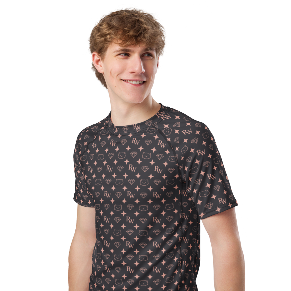 RizzFit Rash Guard (RW Logo Pattern)